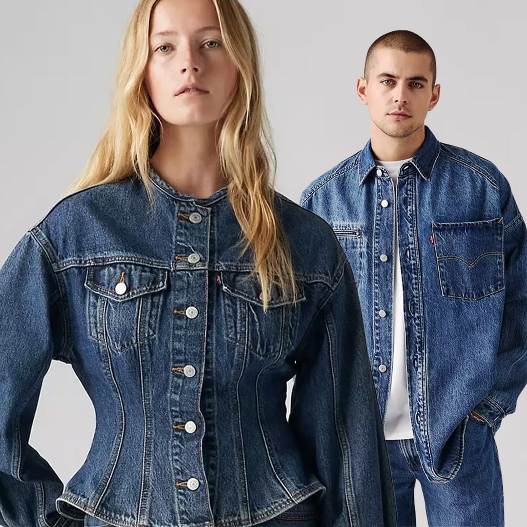 Image of models in denim outfits